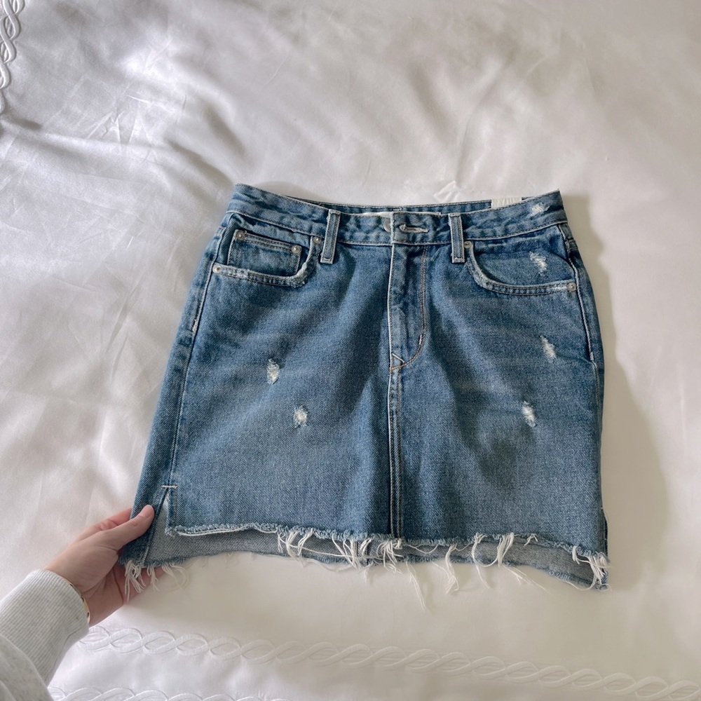 Lovers + friends denim skirt